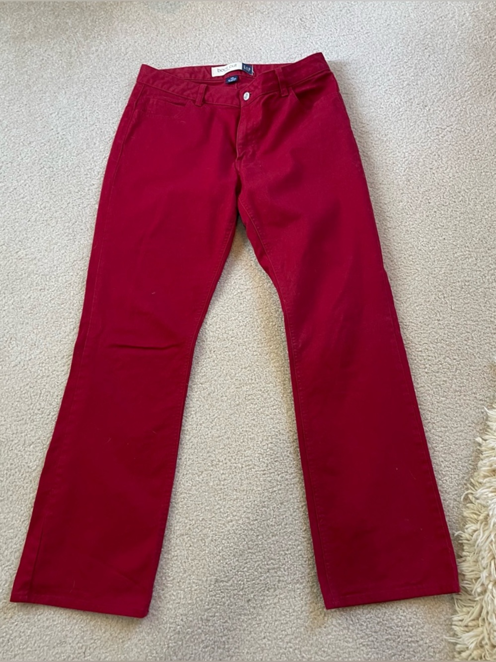 GAP Women’s Red Bootcut Jeans